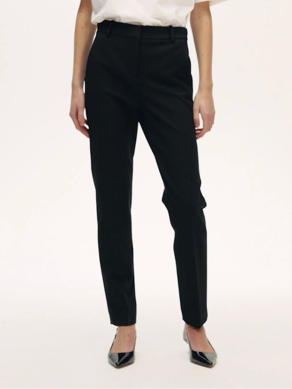 Black J.Crew Cameron slim crop trousers, size 4